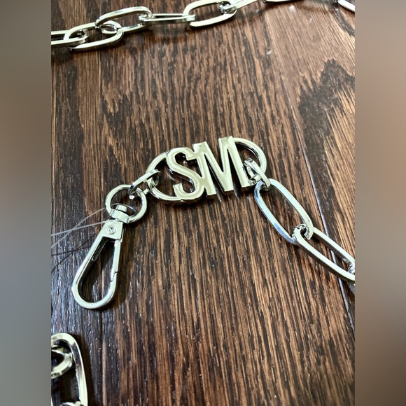 Chain Belt in Silver color Steve Madden Adjustable NWT - Picture 7 of 12